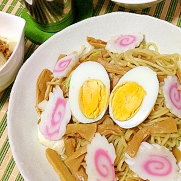 油そば？？　いや、ごめん、焼きそば(汗)